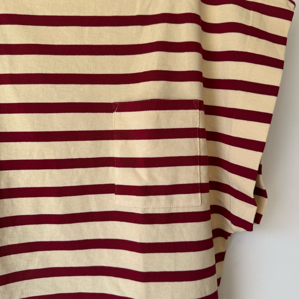 J. Crew Boatneck muscle T-shirt in stripe mariner cotton Medium - Picture 6 of 8